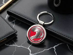Custom Keychains Rings Logo Durable Design